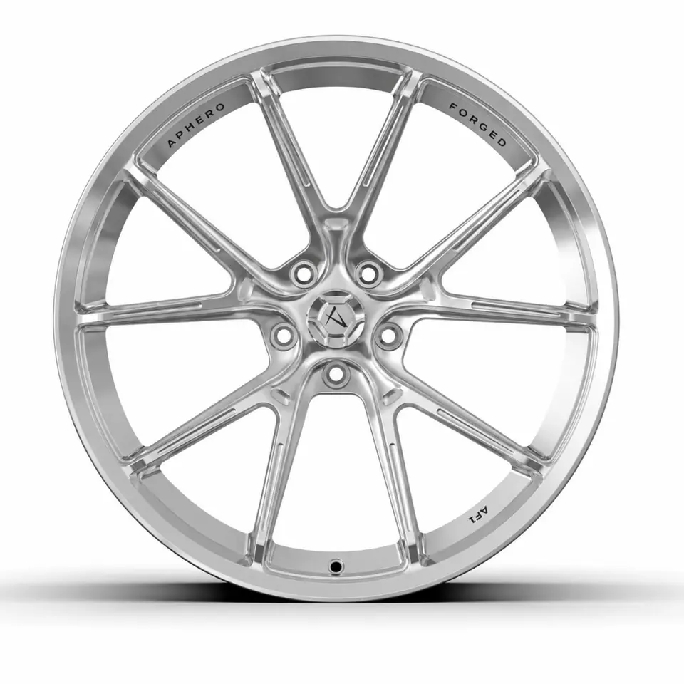 Aphero AF-1 forged monoblock wheel, studio photograph