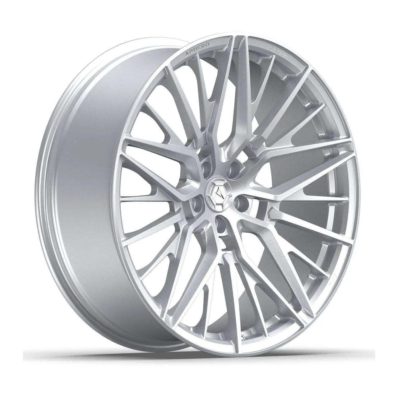 Aphero AF-2 forged wheel · Satin silver