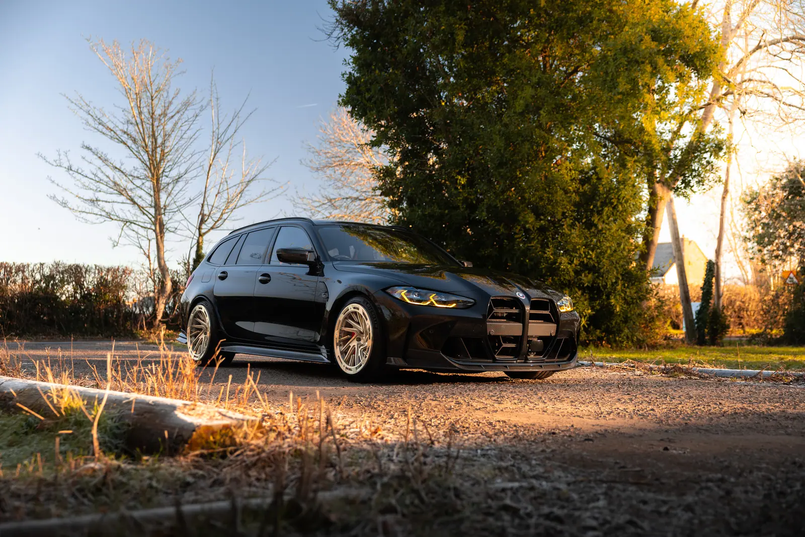 BMW G81 M3 Touring fitted with Aphero AF-3 wheels