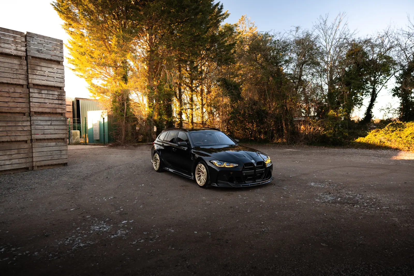 BMW G81 M3 Touring fitted with Aphero AF-3 wheels
