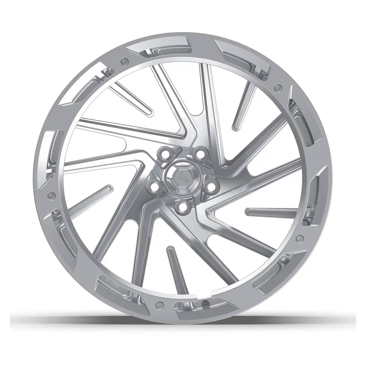 Aphero AF-3 two-piece forged wheel, studio photograph