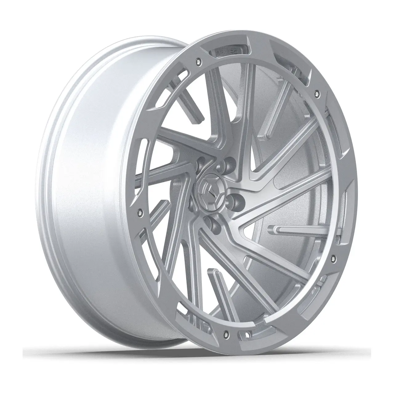 Aphero AF-3 forged wheel · Satin silver