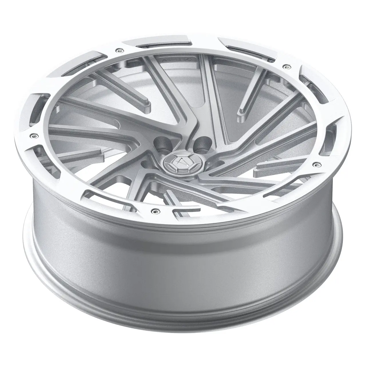 Aphero AF-3 forged wheel · Satin silver