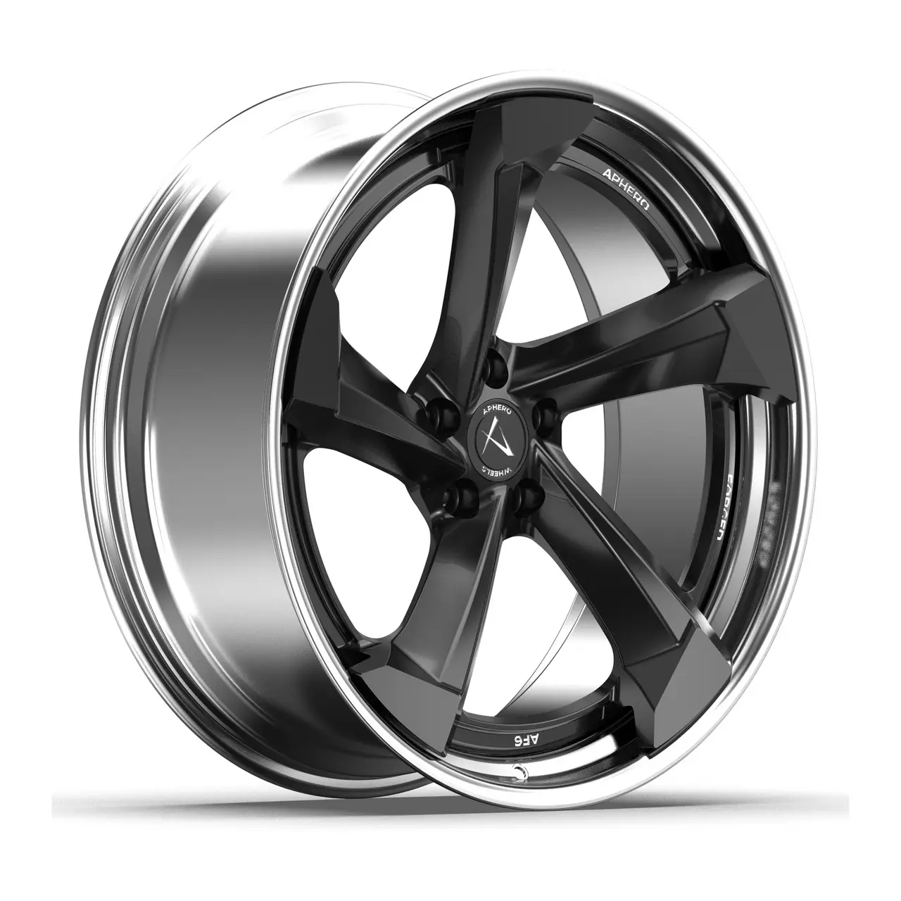 Aphero AF-6 forged wheel · Satin silver