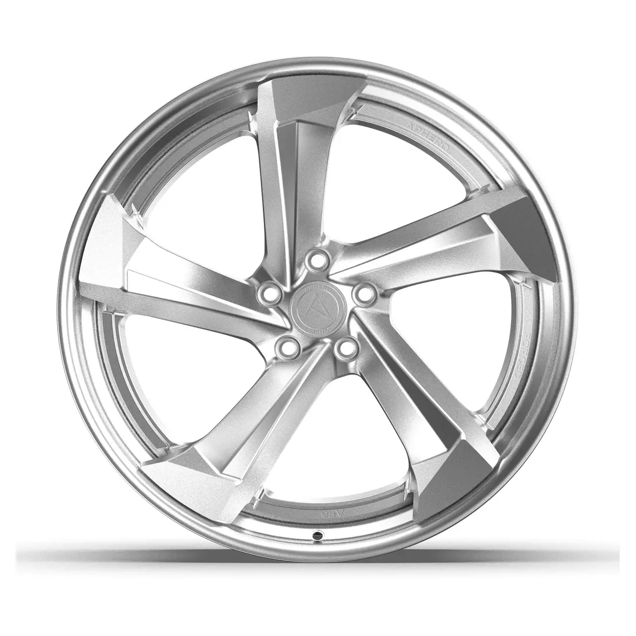 Aphero AF-6 forged wheel · Satin silver