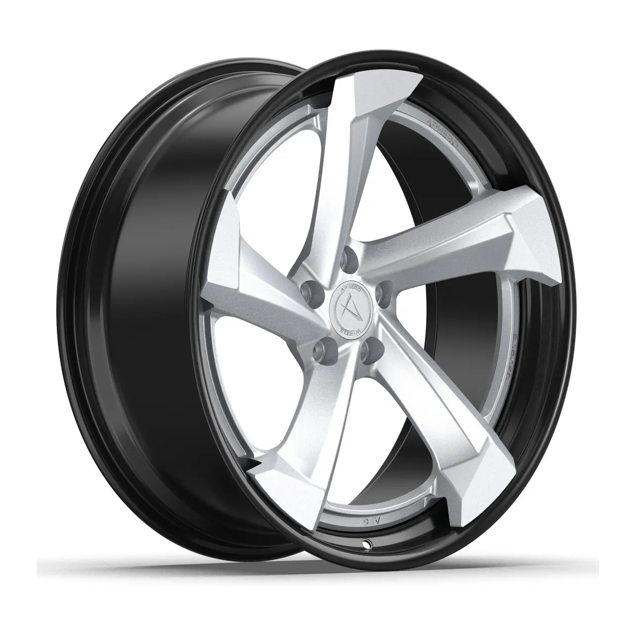 Aphero AF-6 forged wheel · Satin silver