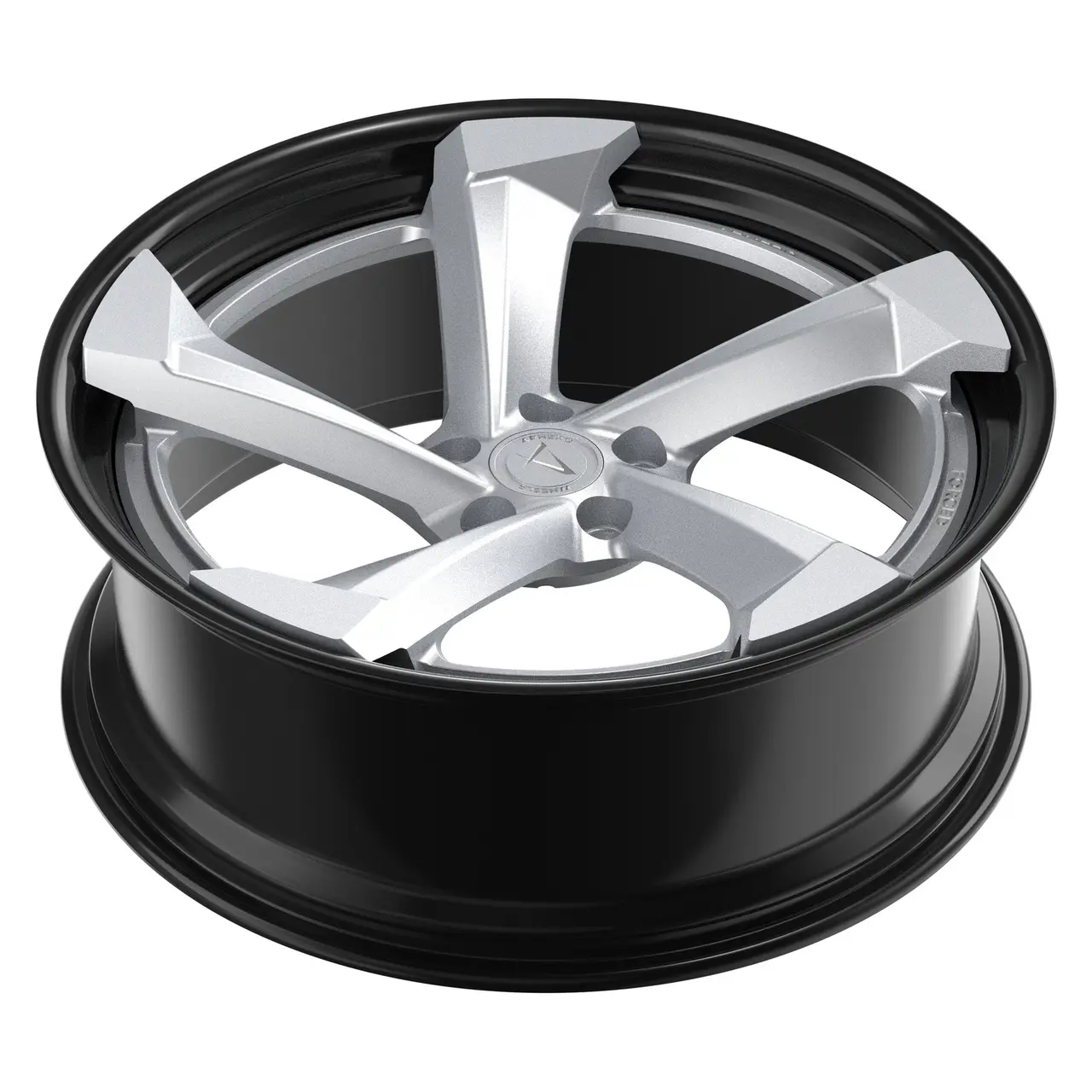 Aphero AF-6 forged wheel · Satin silver