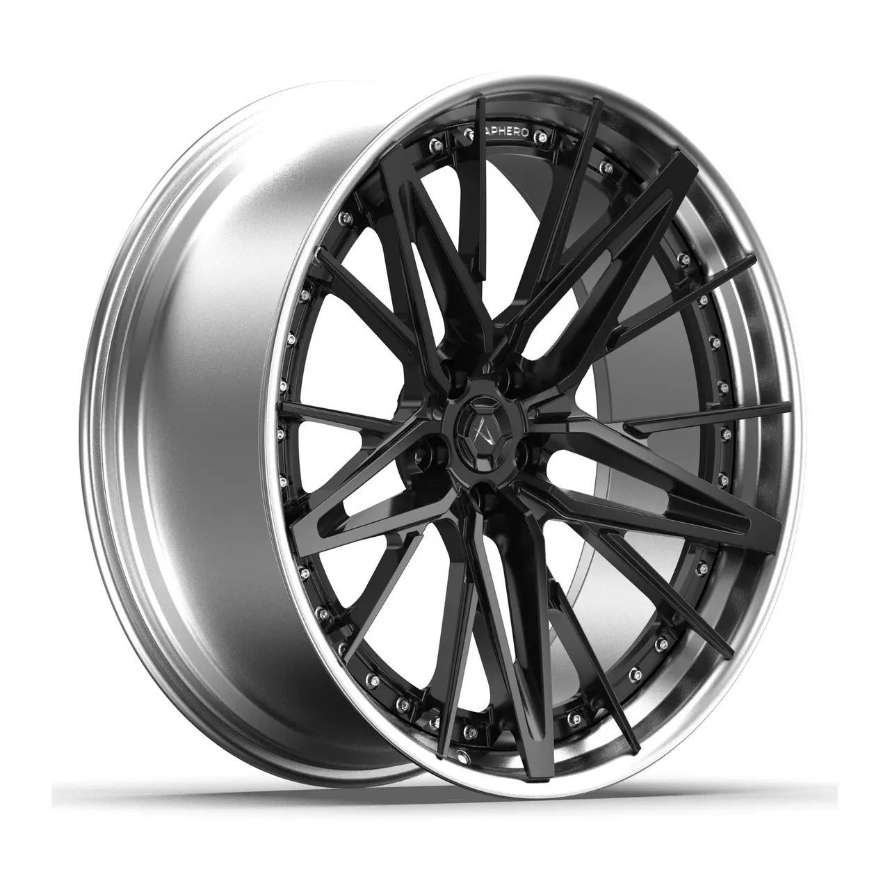 Aphero AF-7 forged wheel · Satin silver