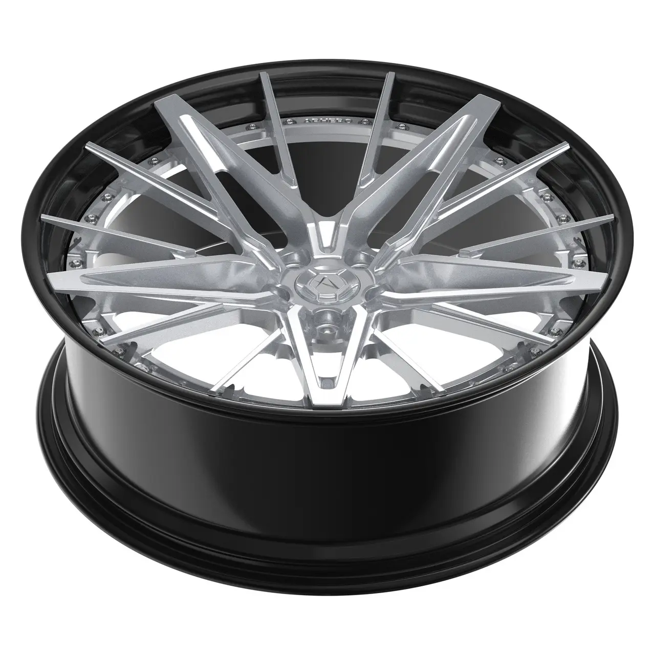 Aphero AF-7 forged wheel · Satin silver