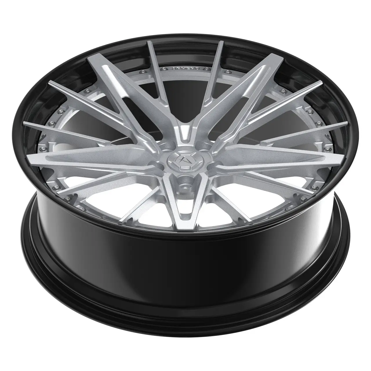 Aphero AF-7 forged wheel · Satin silver