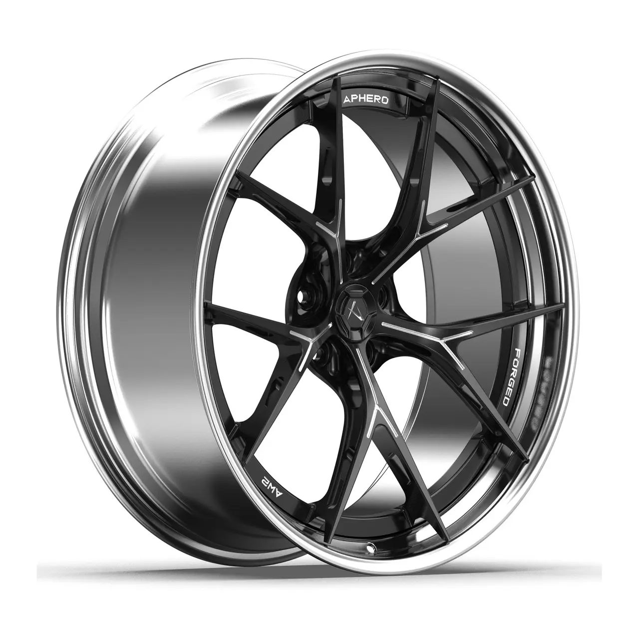Aphero AW-2 forged wheel · Satin silver