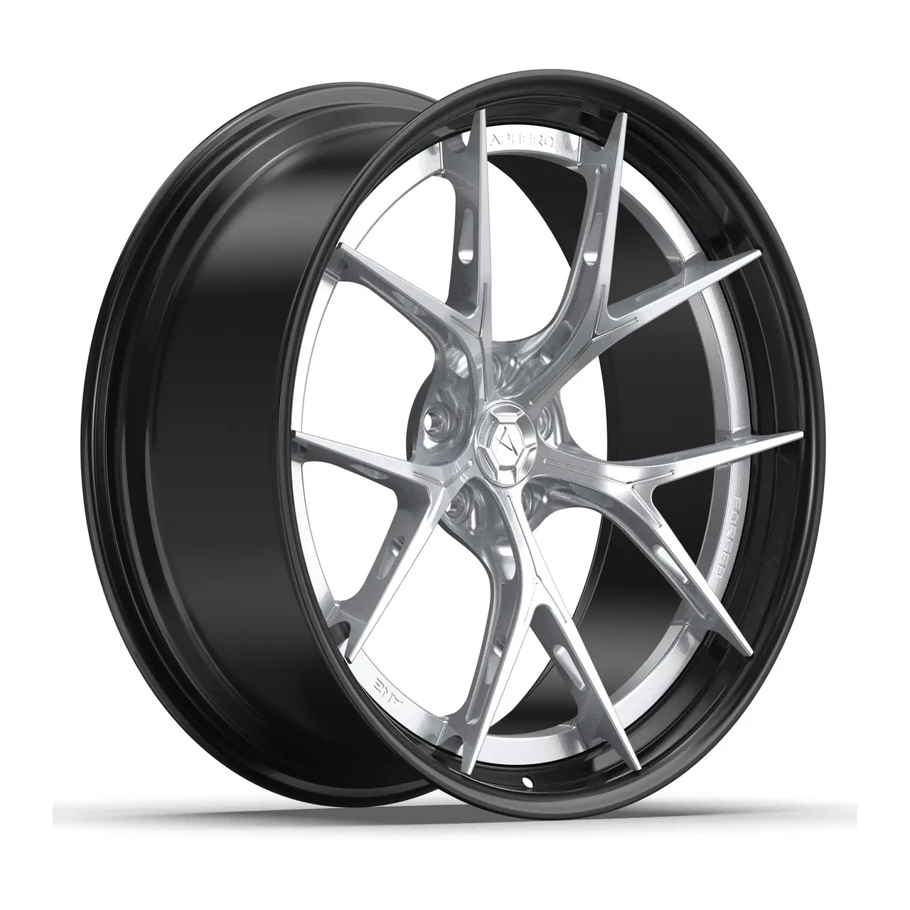 Aphero AW-2 forged wheel · Satin silver