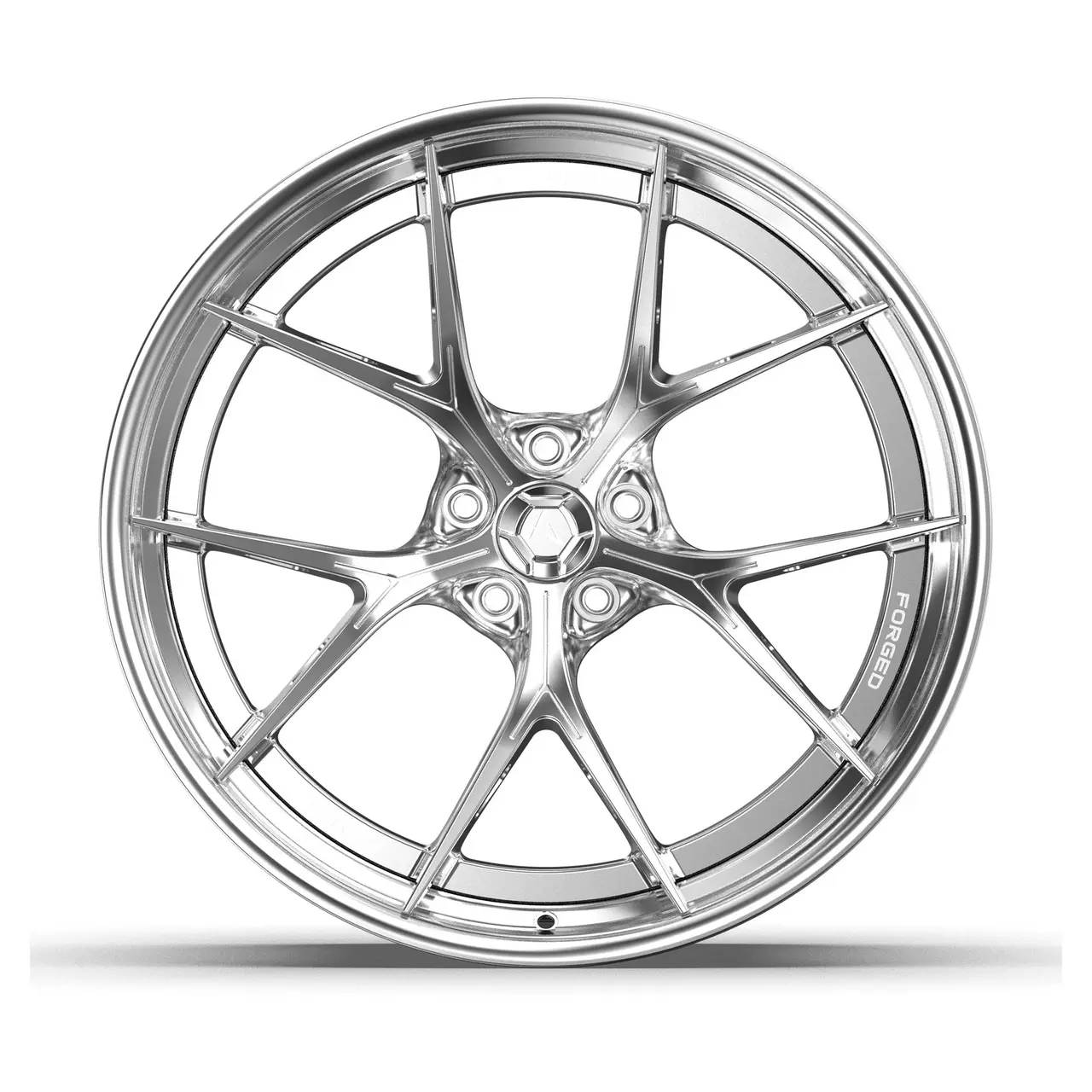 Aphero AW-2 two-piece forged wheel, studio photograph