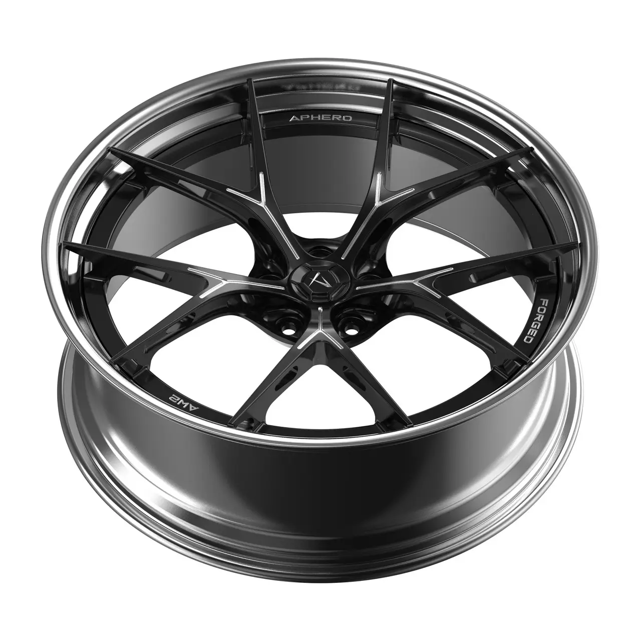 Aphero AW-2 forged wheel · Satin silver