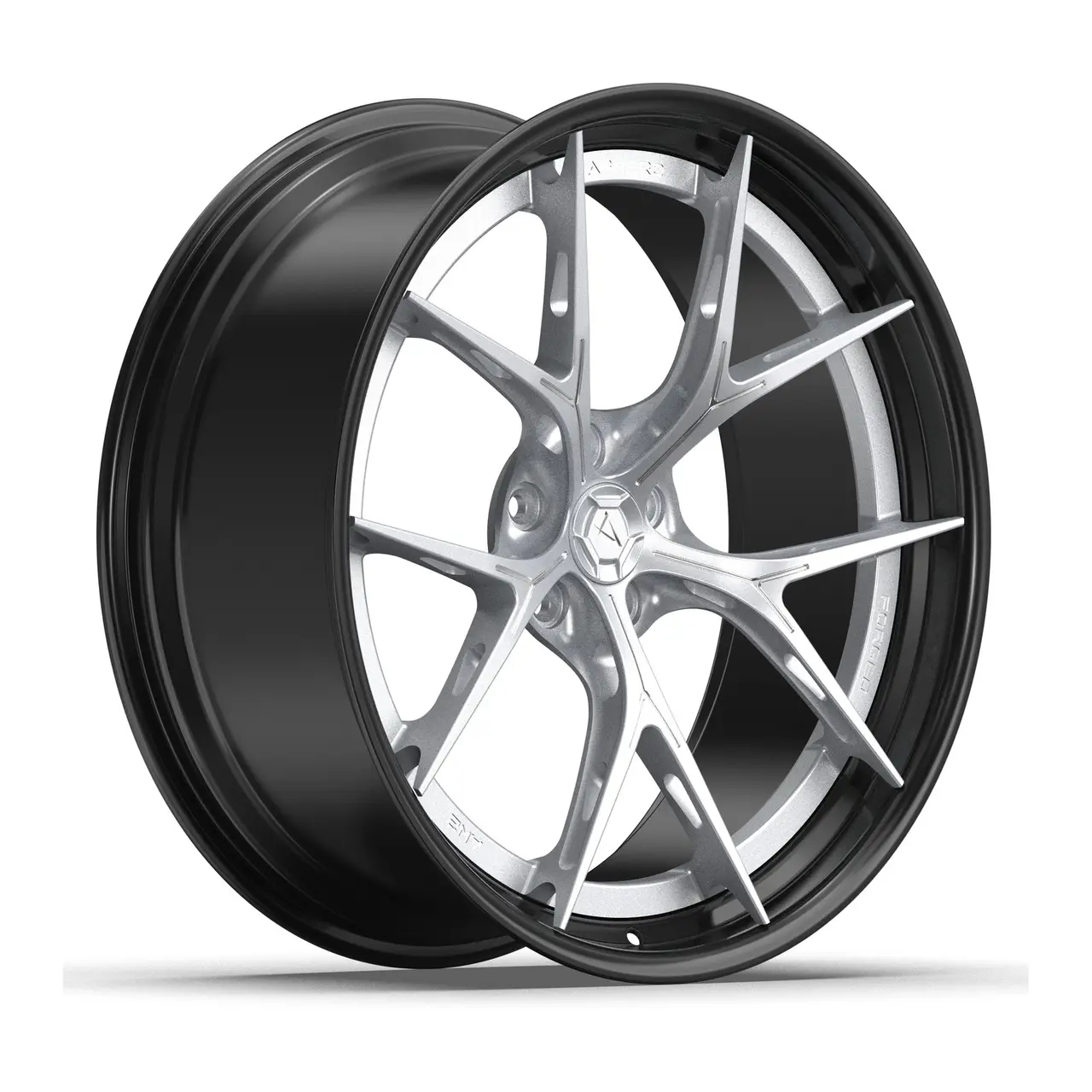 Aphero AW-2 forged wheel · Satin silver