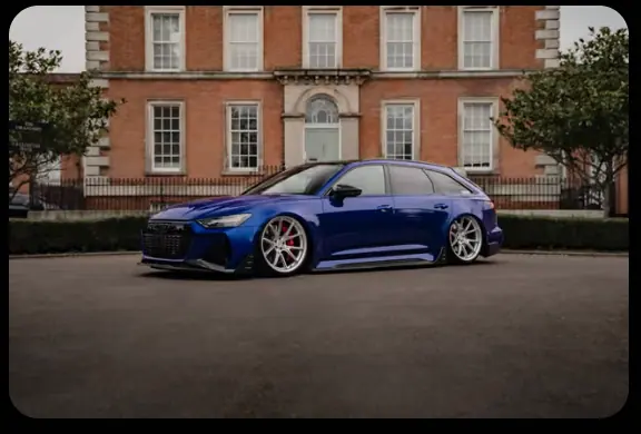 Audi RS6 C8 fitted with Aphero AF-1 wheels