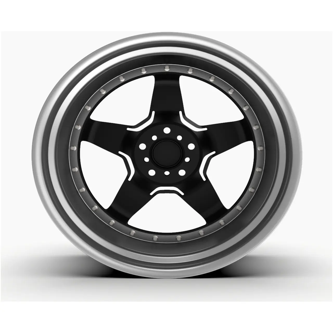 Aphero JD-1 forged wheel · Silver lip · dark face