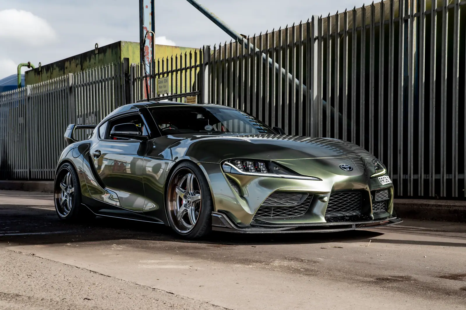 Toyota Supra GR fitted with Aphero JD-1 wheels