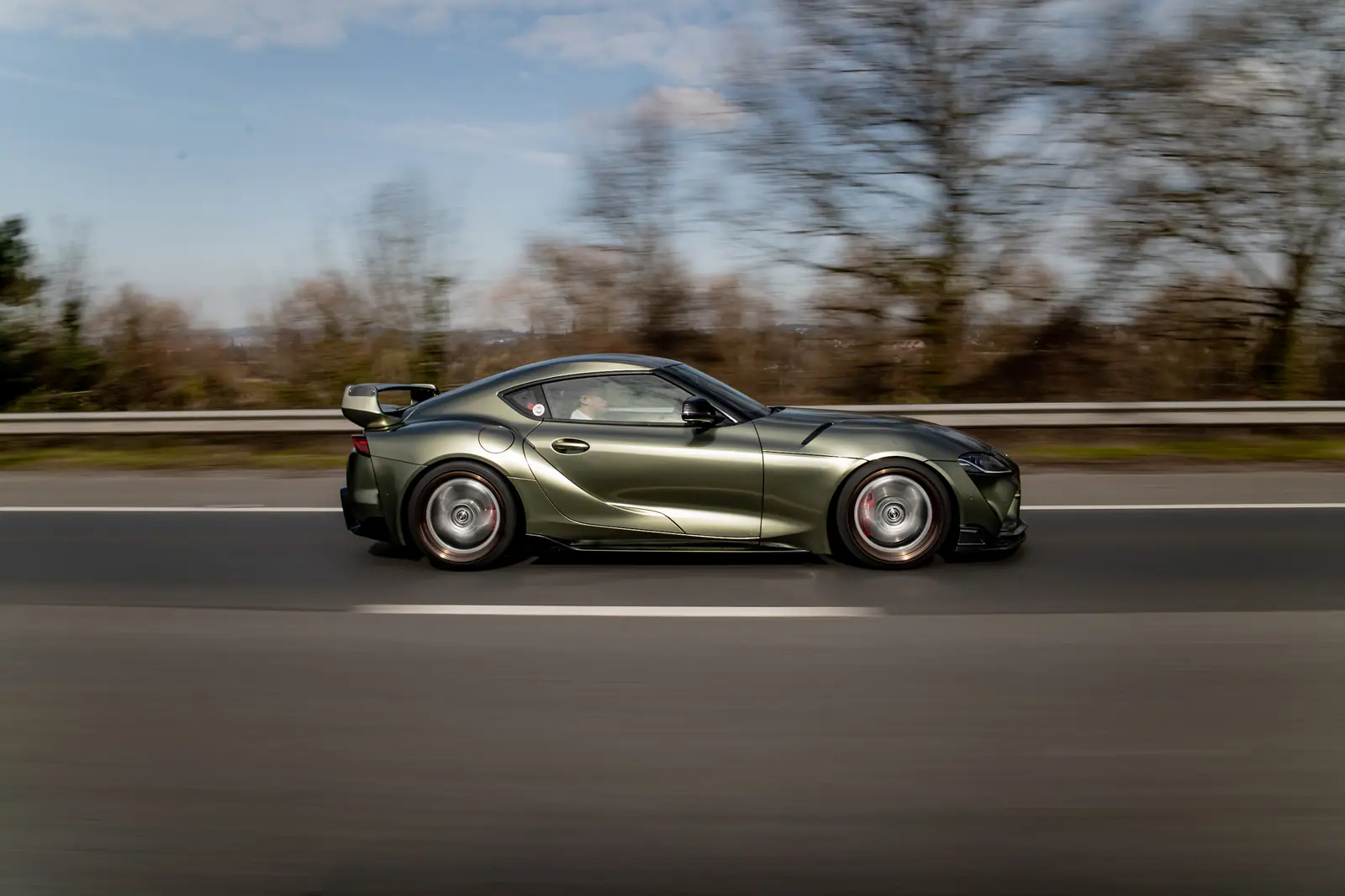 Toyota Supra GR fitted with Aphero JD-1 wheels