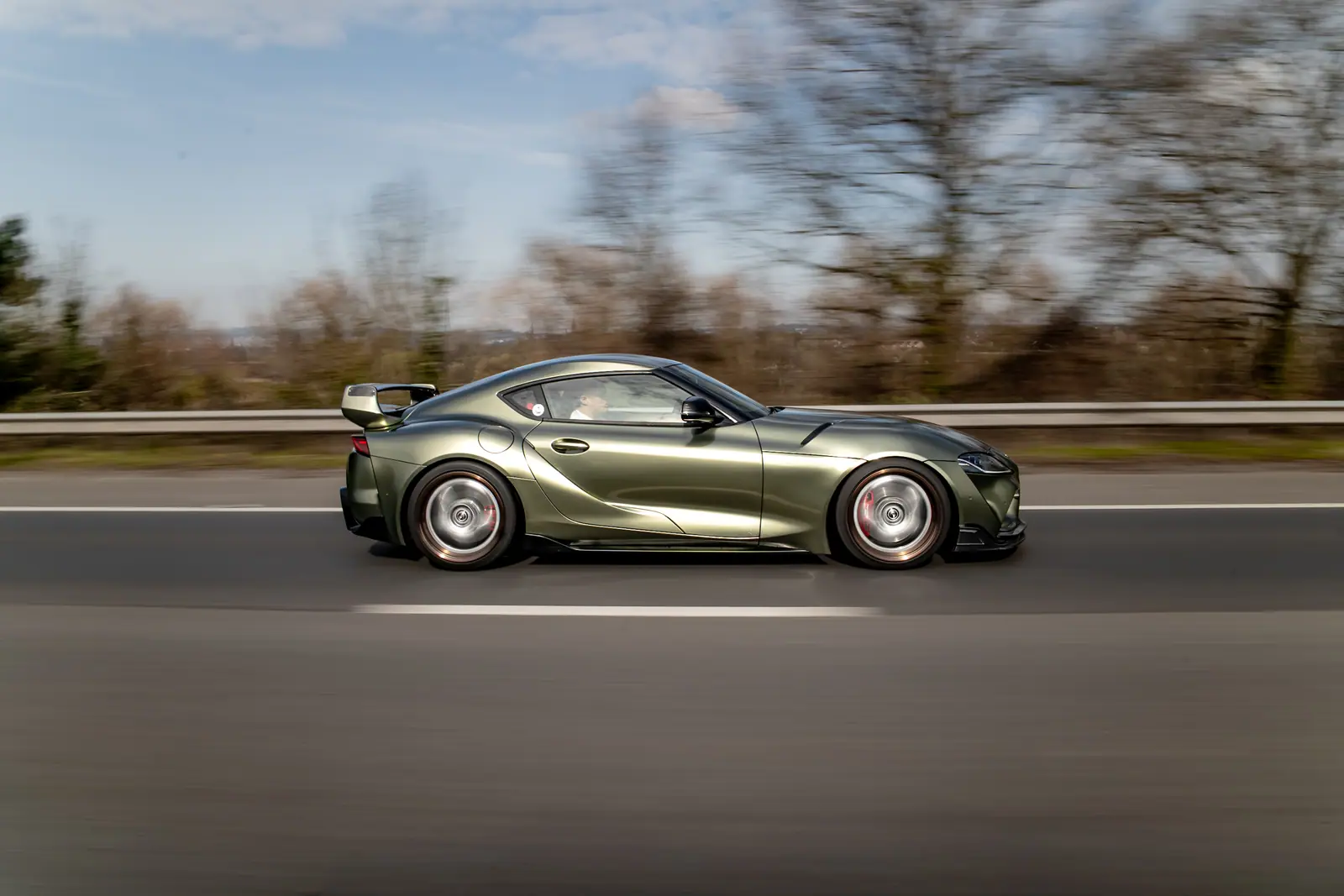 Toyota Supra GR fitted with Aphero JD-1 wheels