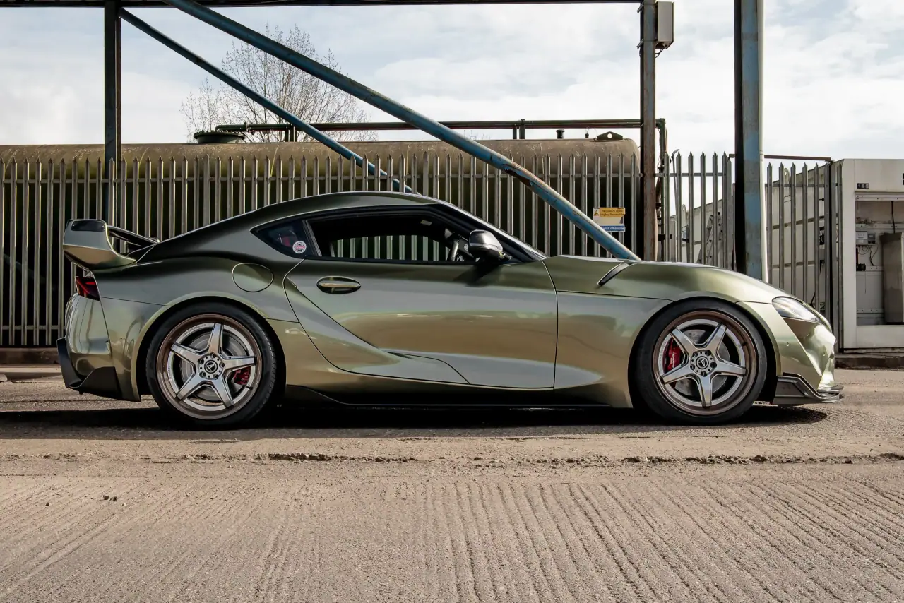 Toyota Supra GR on Aphero JD-1 forged wheels