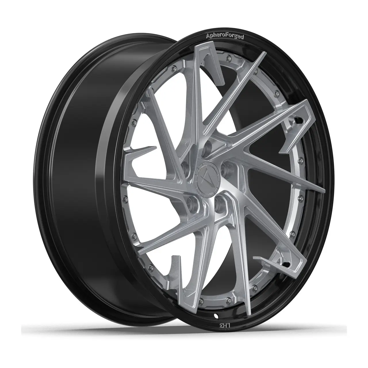 Aphero LH-3 forged wheel · Satin silver