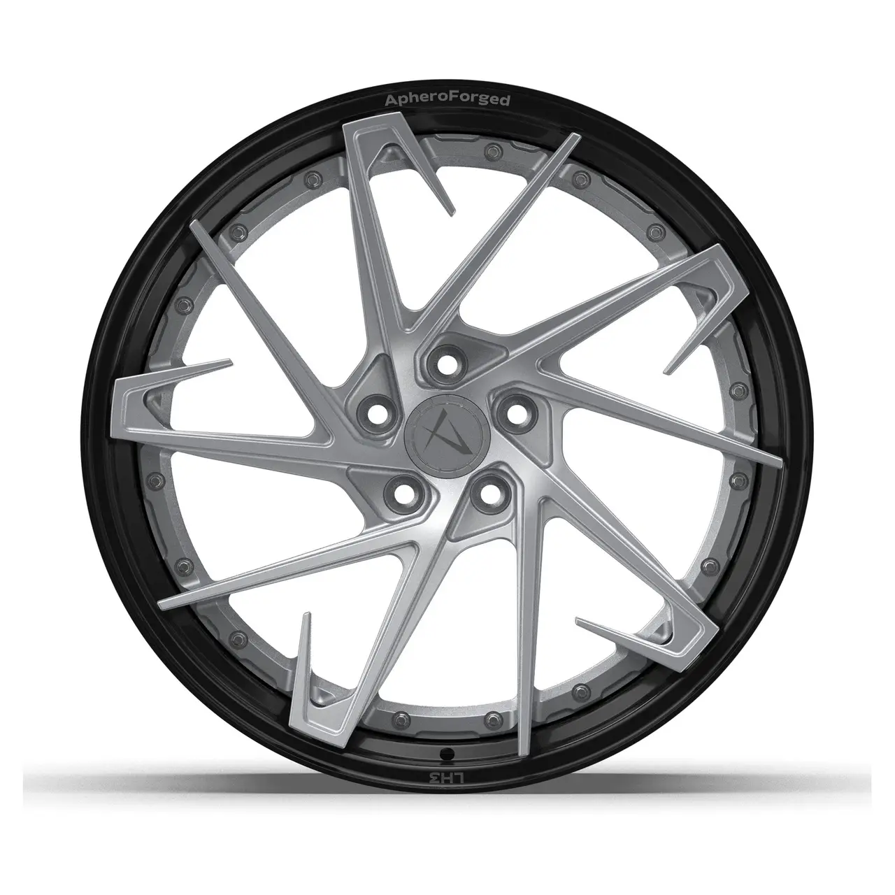 Aphero LH-3 forged wheel · Satin silver