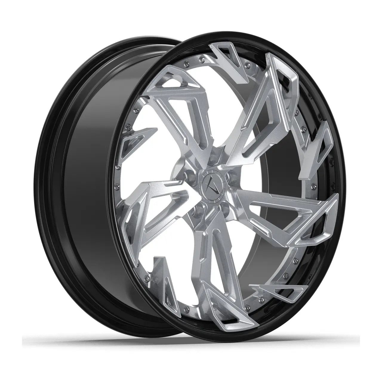 Aphero LH-4 forged wheel · Satin silver