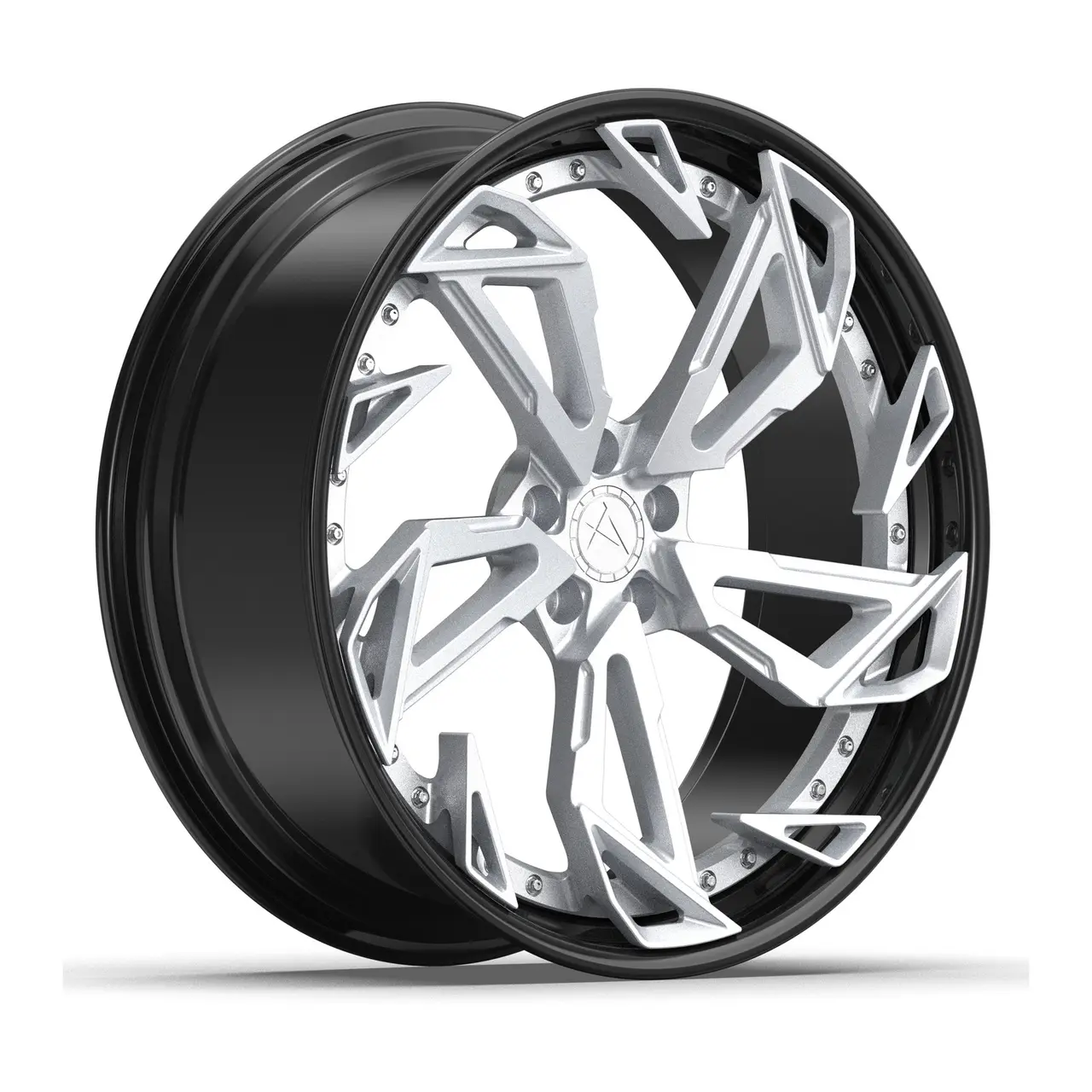 Aphero LH-4 forged wheel · Satin silver